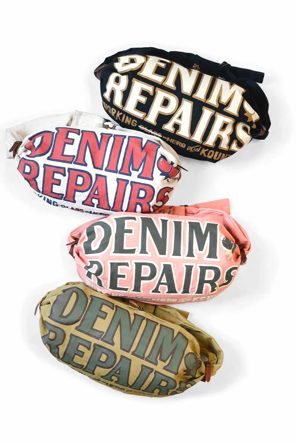 Fashion Kapital #8 Canvas SNUFKIN Bag (DENIM REPAIRS) - 4 Color Choices