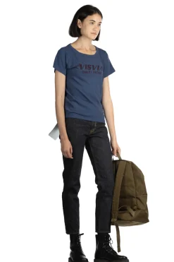 Outlet Visvim Carree Tee SS - Navy