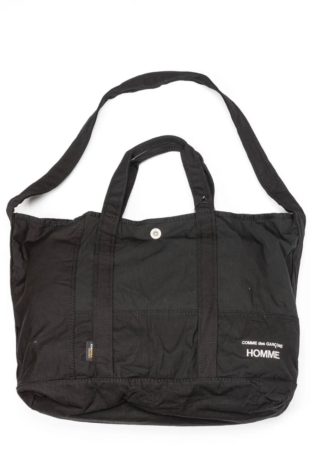 Clearance Comme Des Garcons Homme CDG Homme Logo Tote Bag - Black