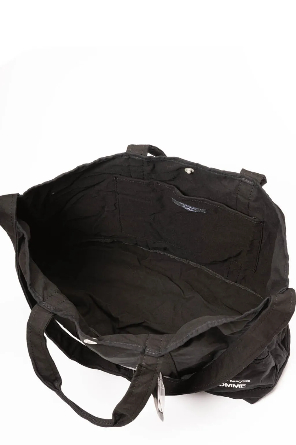 Clearance Comme Des Garcons Homme CDG Homme Logo Tote Bag - Black