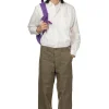 Sale OrSlow Chambray Fatigue Pants Regular Fit - Dusty Olive