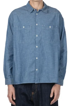 Clearance Ordinary Fits Chambray Work Shirt - Indigo