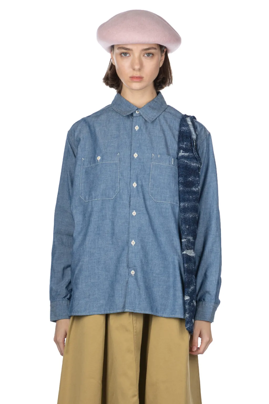 Discount Ordinary Fits Chambray Work Shirt - Indigo