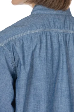 Discount Ordinary Fits Chambray Work Shirt - Indigo