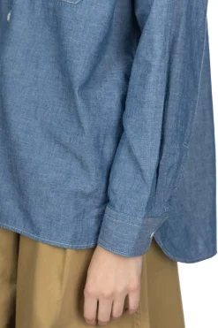 Discount Ordinary Fits Chambray Work Shirt - Indigo