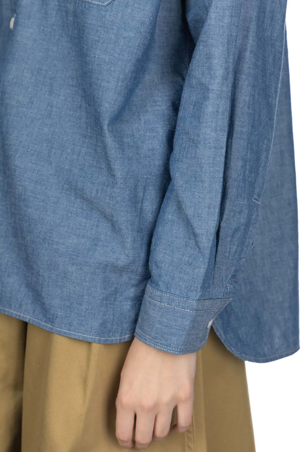 Discount Ordinary Fits Chambray Work Shirt - Indigo