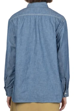 Discount Ordinary Fits Chambray Work Shirt - Indigo