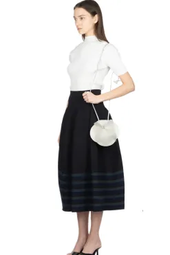 Hot MARROW LEATHER Circle Flower Bag - 4 Colors