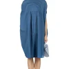 Sale Nachukara Circle Gather Dress - Blue
