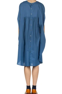 Sale Nachukara Circle Gather Dress - Blue
