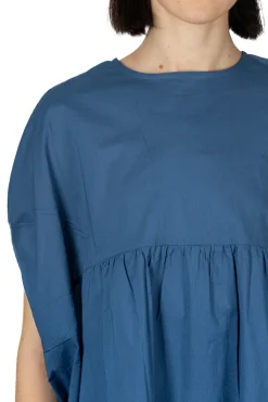 Sale Nachukara Circle Gather Dress - Blue