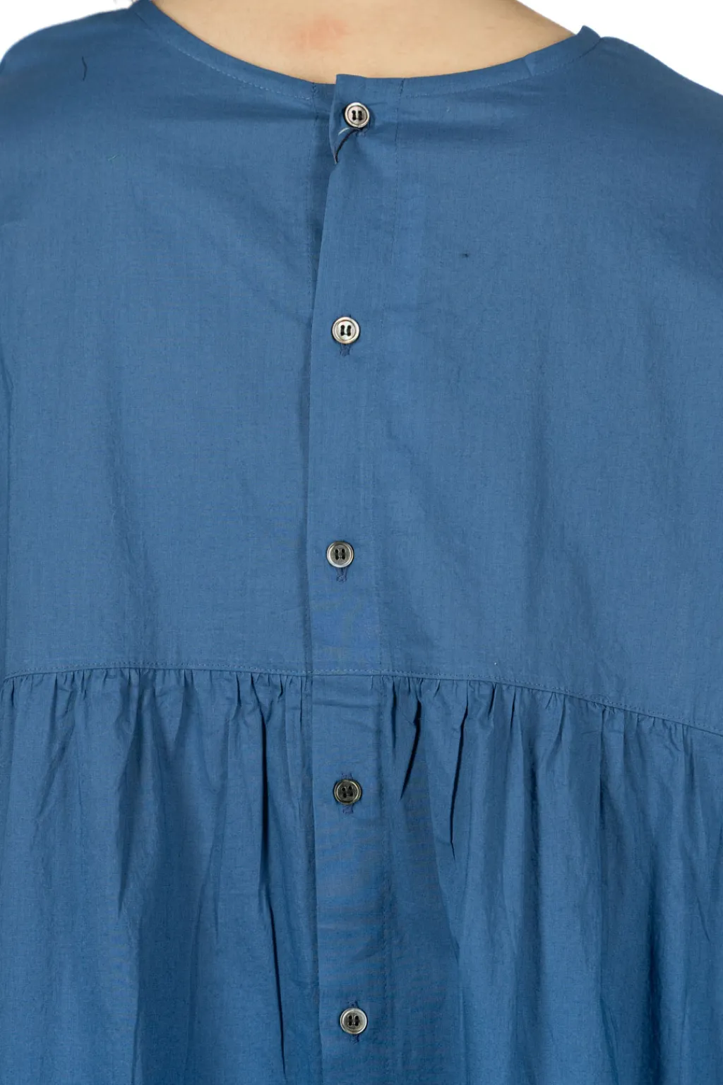 Sale Nachukara Circle Gather Dress - Blue
