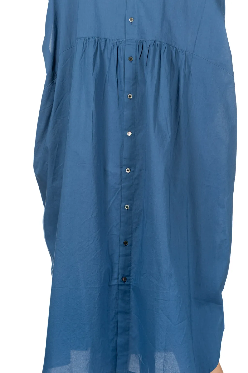 Sale Nachukara Circle Gather Dress - Blue