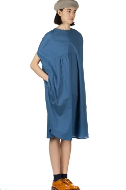 Sale Nachukara Circle Gather Dress - Blue