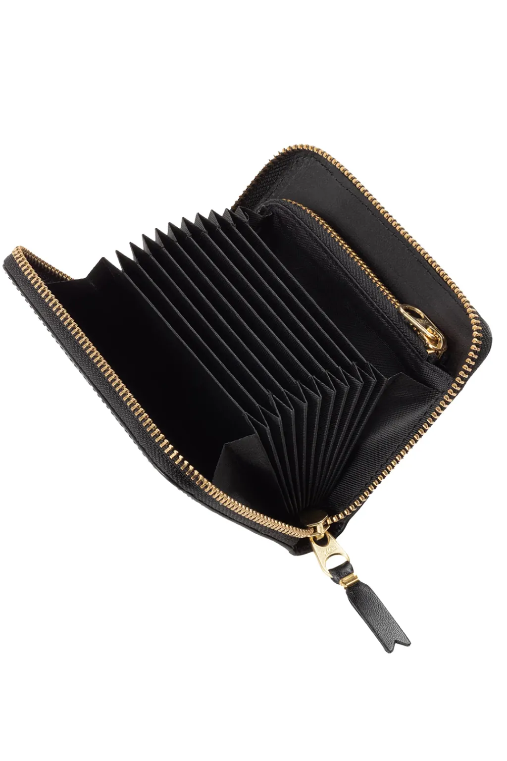 Fashion Comme Des Garcons Wallets Classic Line Multi Card Zip Wallet - Black