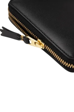 Fashion Comme Des Garcons Wallets Classic Line Multi Card Zip Wallet - Black