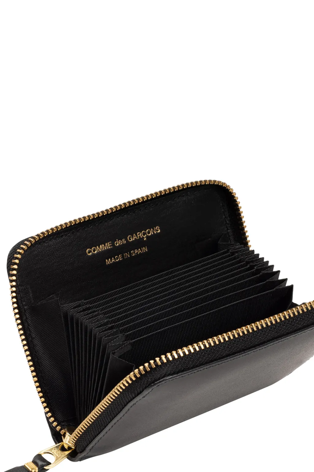 Fashion Comme Des Garcons Wallets Classic Line Multi Card Zip Wallet - Black