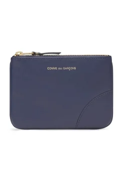 Best Comme Des Garcons Wallets Classic Line Zip Pouch - Navy