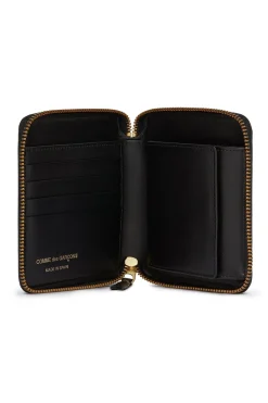 Online Comme Des Garcons Wallets Classic Line Zip Wallet - Black