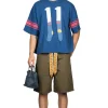 Fashion Kapital Combed Burberry Cotton EASY BEACH GO Shorts - Khaki