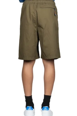 Fashion Kapital Combed Burberry Cotton EASY BEACH GO Shorts - Khaki