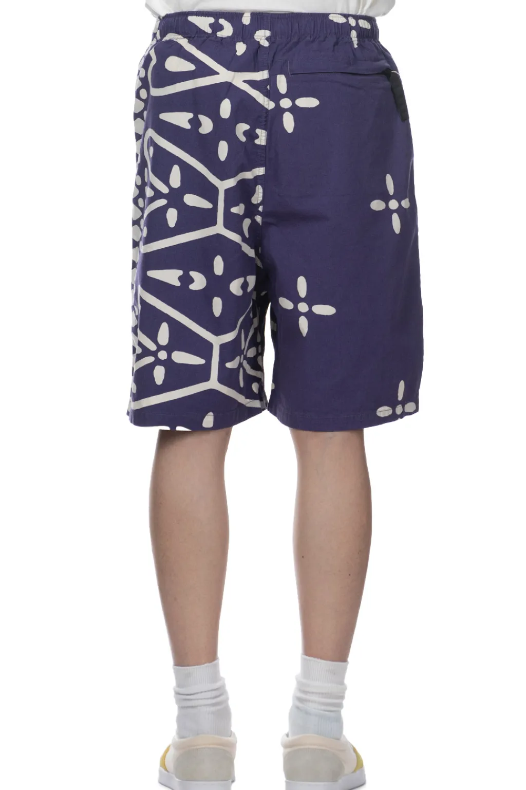 New Kapital Combed Burberry Homongo Cross Easy Shorts - Navy