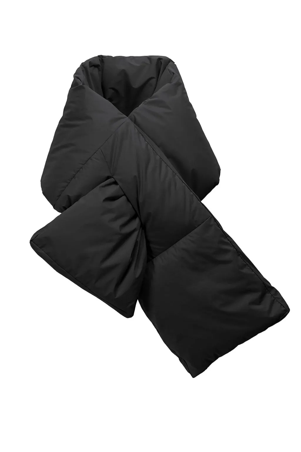 Online Veilance Conduit Down Scarf - Black