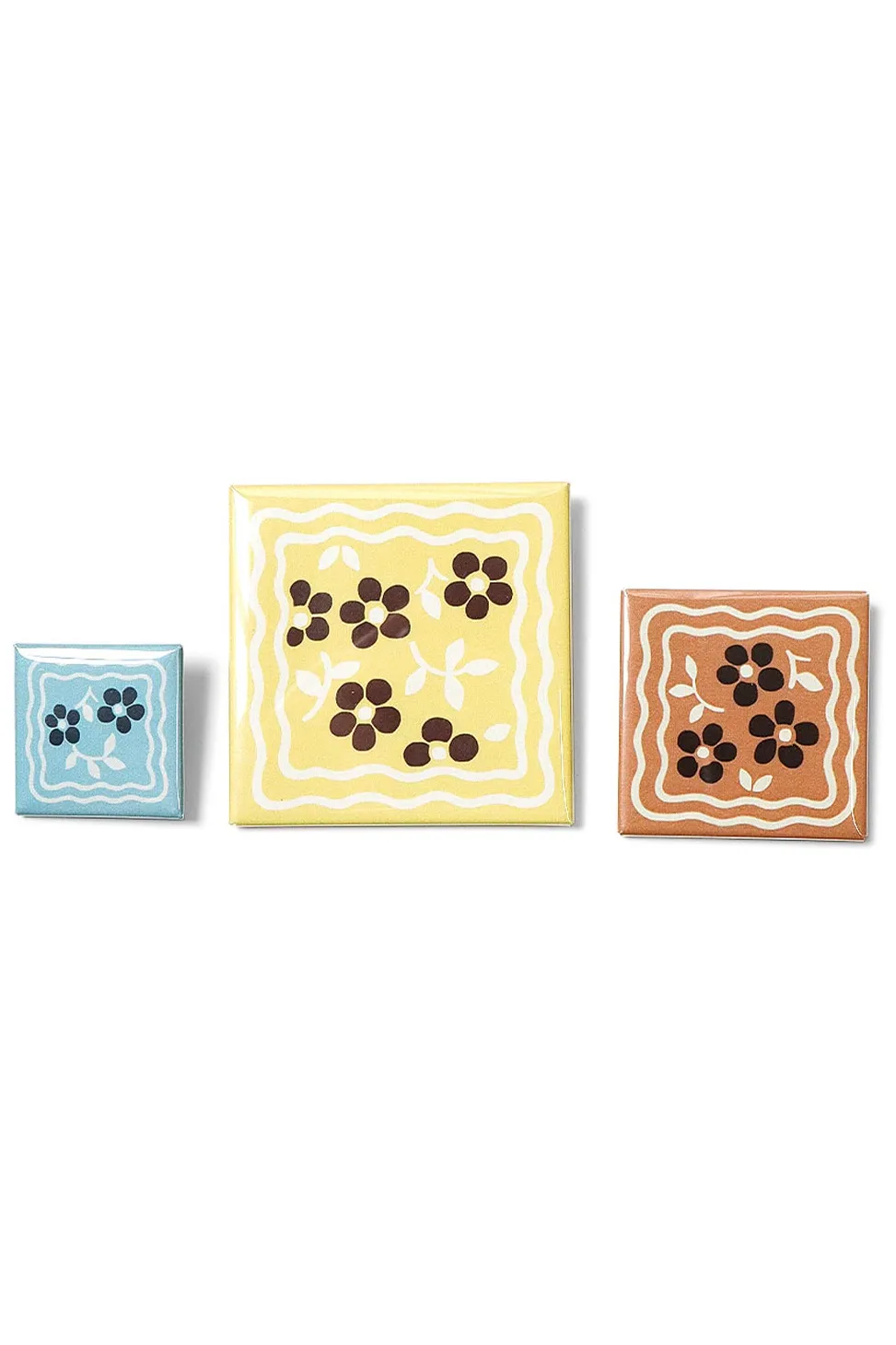 Discount Kapital COOKIE Pin Buttons (Set of 3) - 5 Color Choices