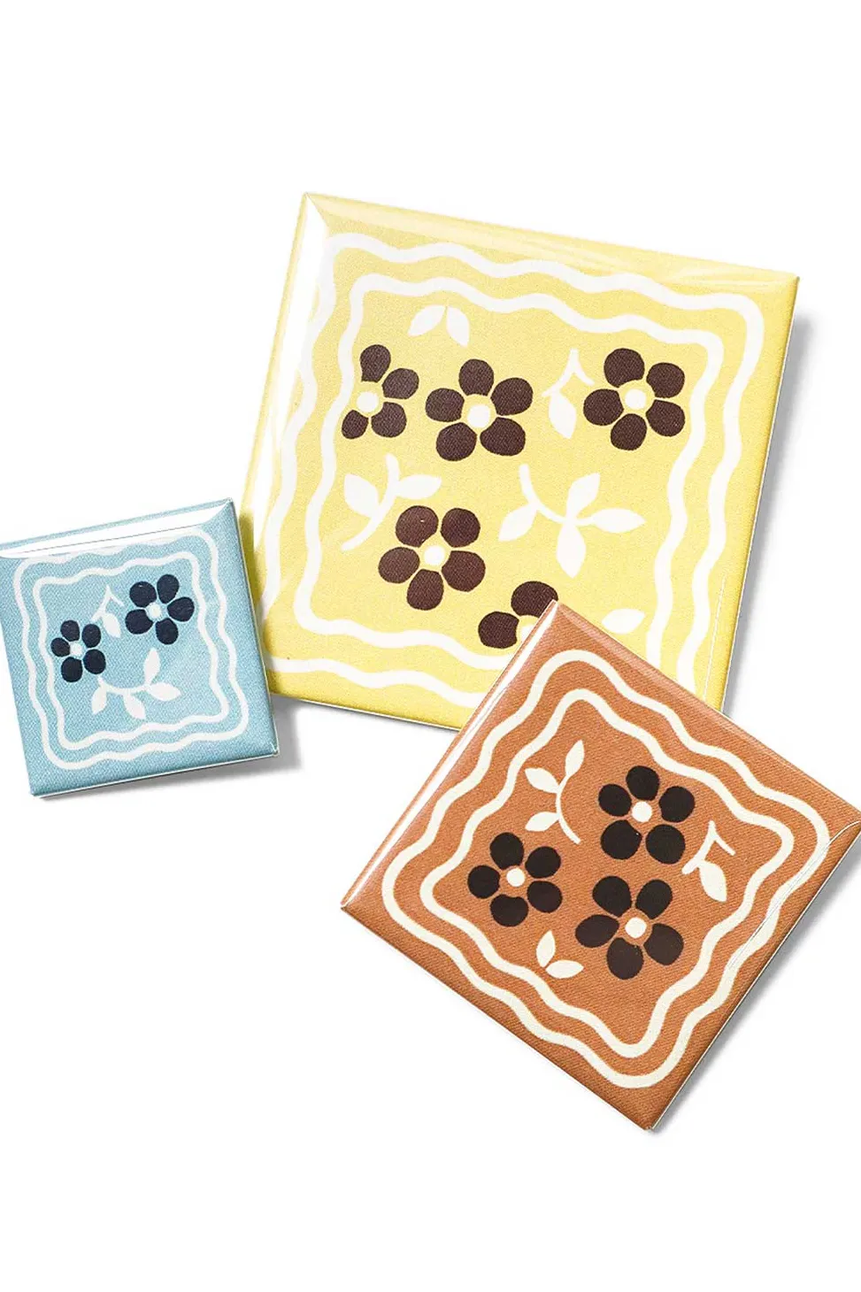 Discount Kapital COOKIE Pin Buttons (Set of 3) - 5 Color Choices