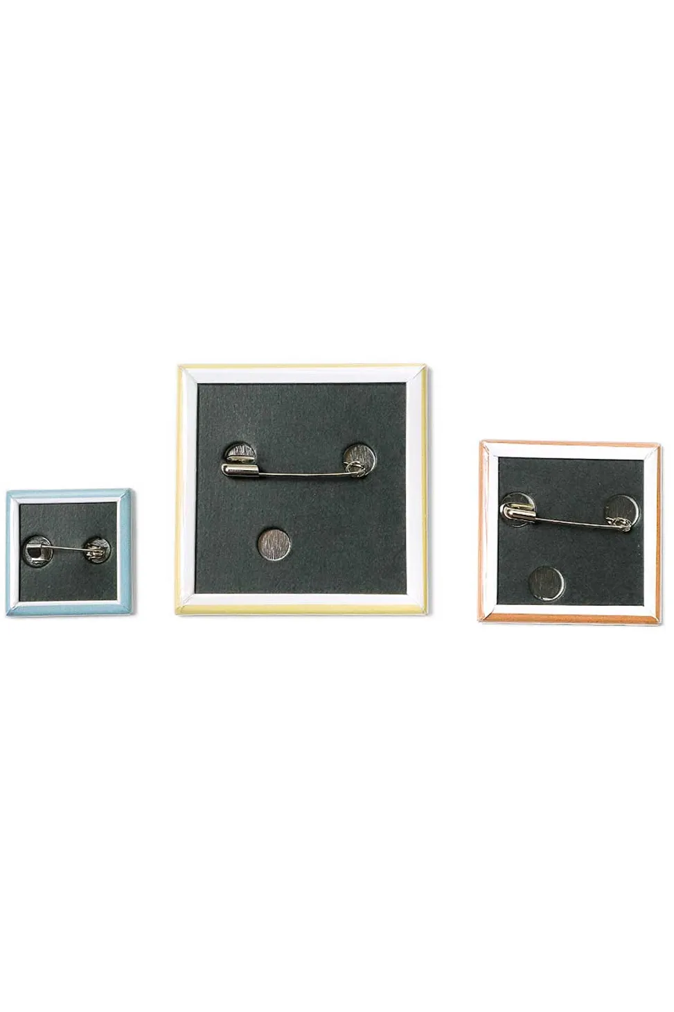 Discount Kapital COOKIE Pin Buttons (Set of 3) - 5 Color Choices