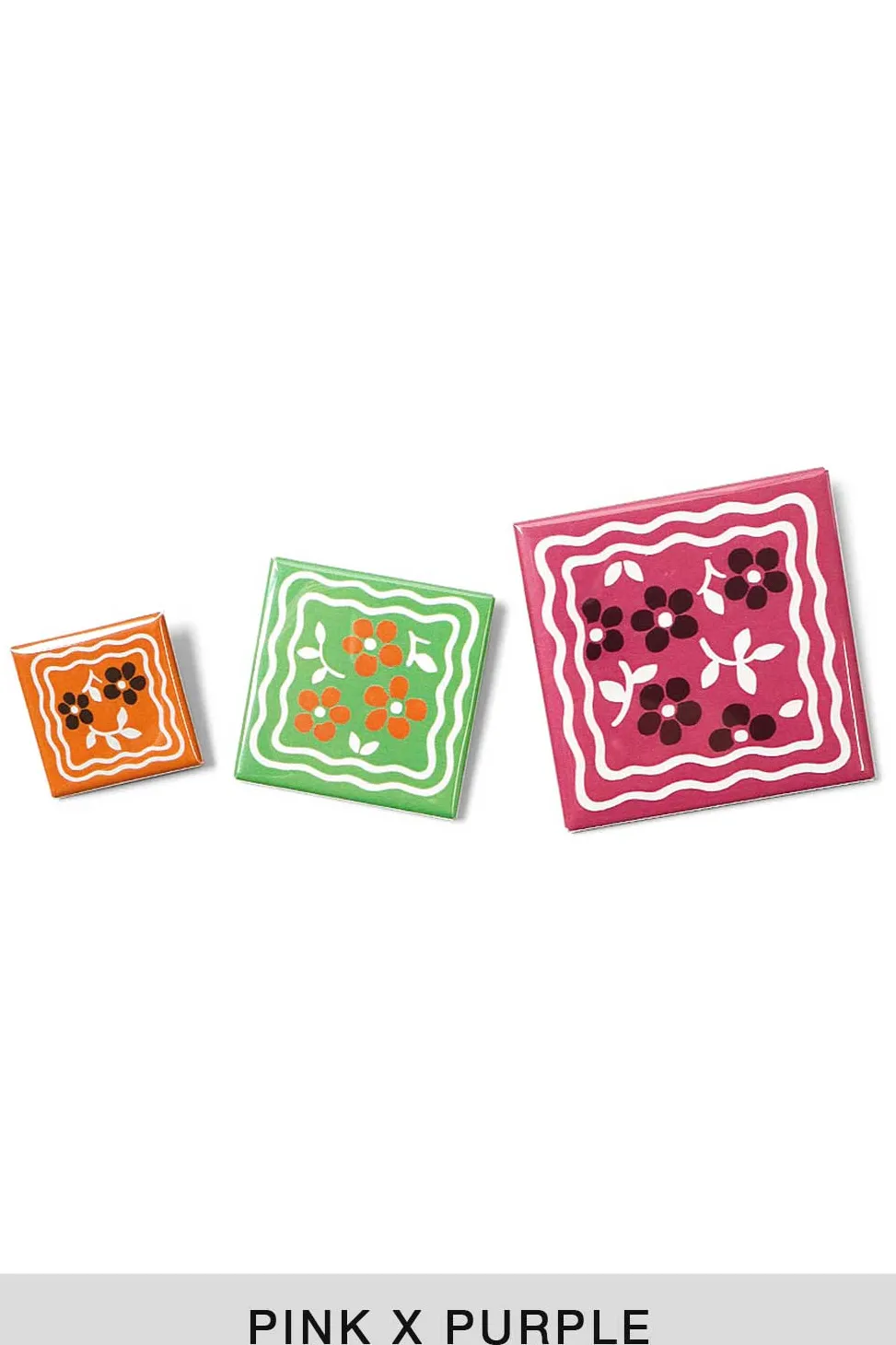 Discount Kapital COOKIE Pin Buttons (Set of 3) - 5 Color Choices