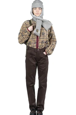 Clearance OrSlow 107 Corduroy Ivy Fit - Coffee Brown