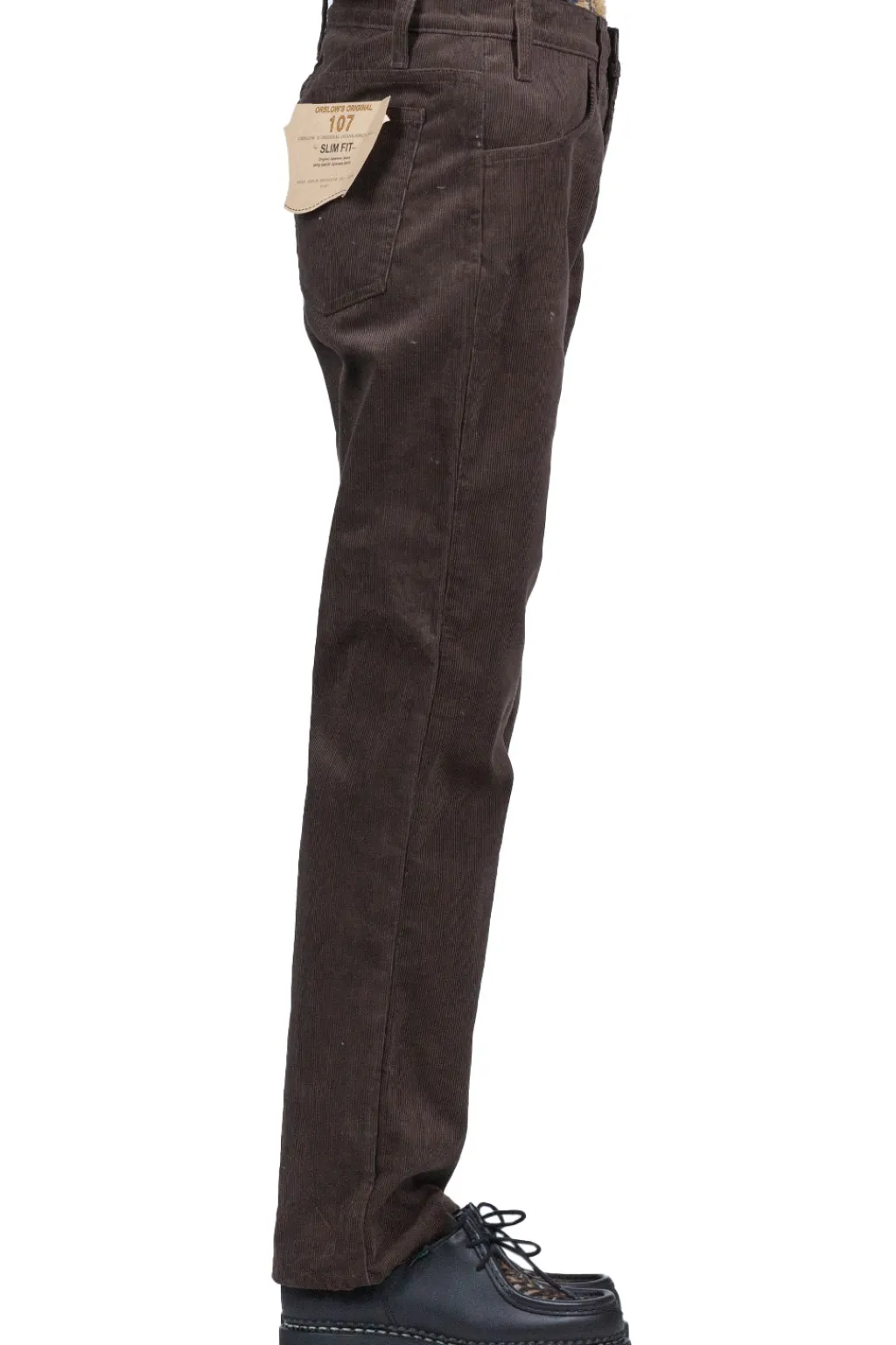 Clearance OrSlow 107 Corduroy Ivy Fit - Coffee Brown