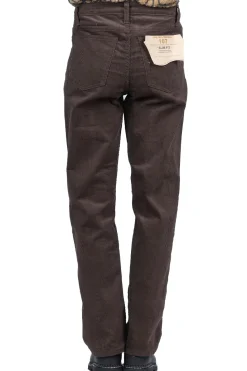 Clearance OrSlow 107 Corduroy Ivy Fit - Coffee Brown