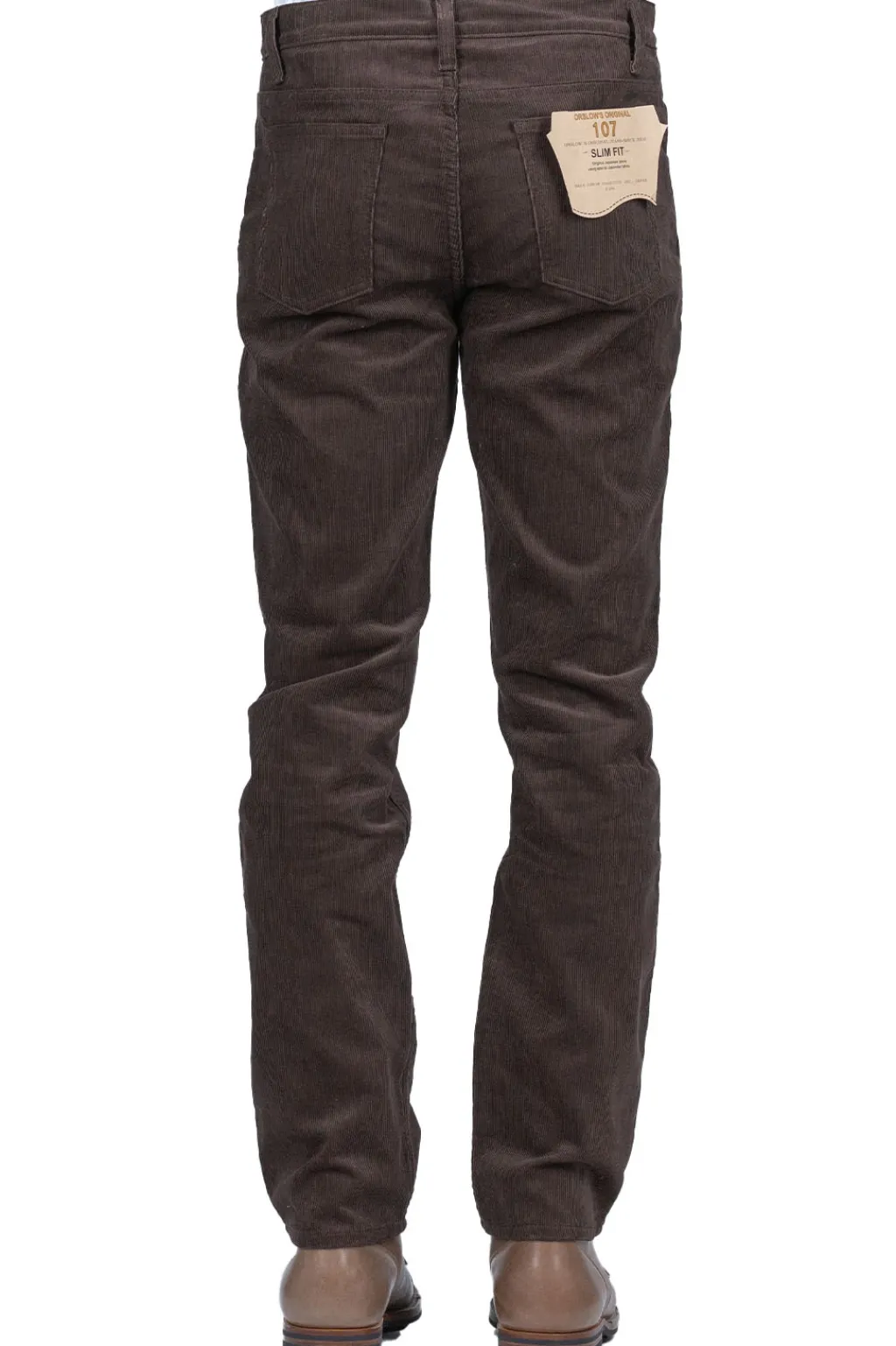 Online OrSlow 107 Corduroy Ivy Fit - Coffee Brown