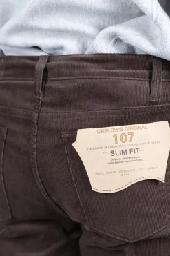 Online OrSlow 107 Corduroy Ivy Fit - Coffee Brown