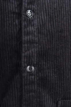Sale Tigre Brocante Corduroy Open Pocket Vest - Black