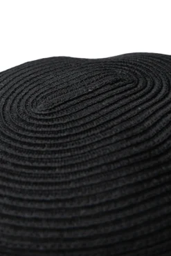 Best Cableami Cotton Braid Cloche - Black