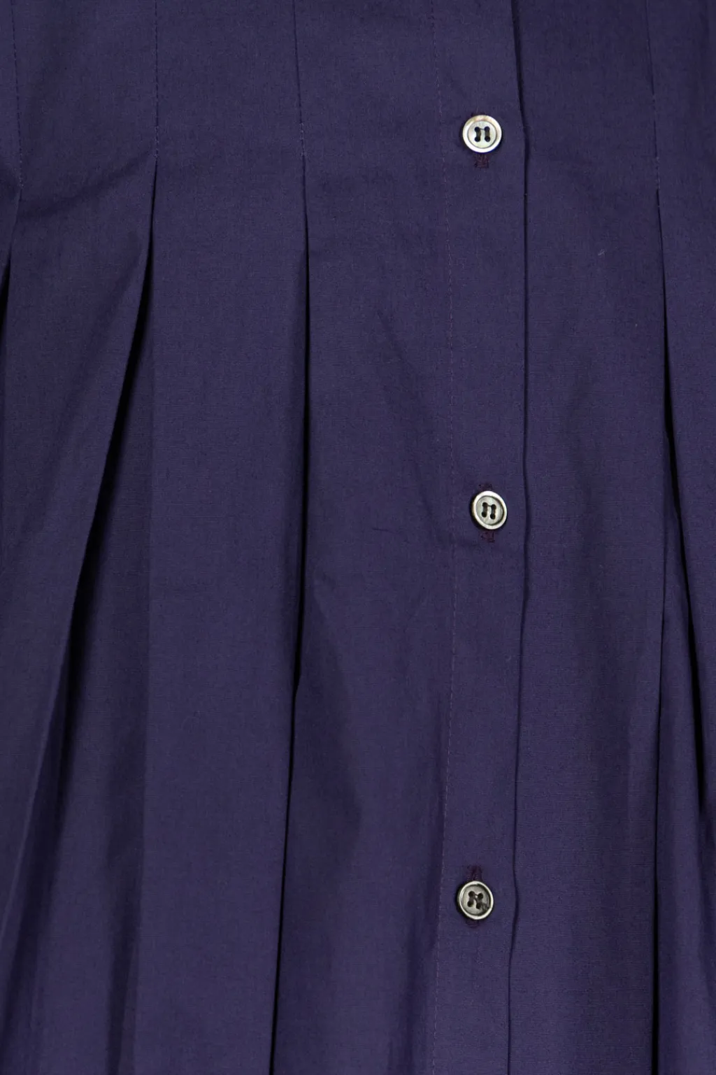 Hot Nachukara Cotton Broadcloth Tuck Dress - Purple