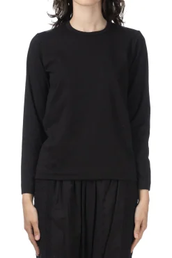 Online Comme Des Garcons TAO Cotton Jersey LS T-Shirt - Black
