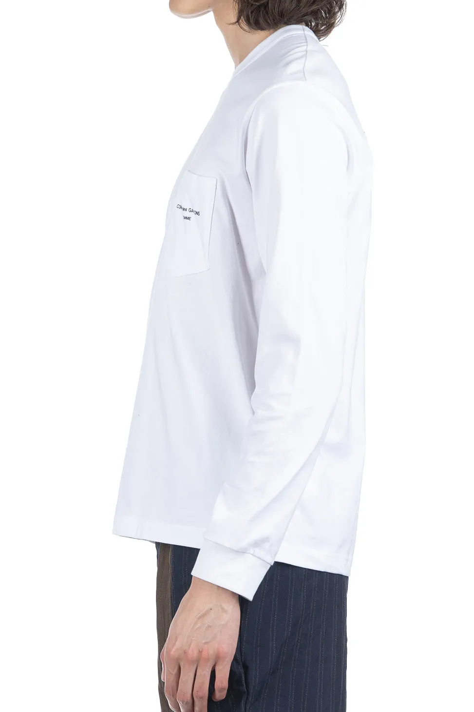 Online Comme Des Garcons Homme Cotton Jersey LS T-Shirt - White