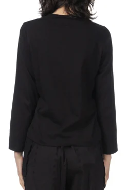 Online Comme Des Garcons TAO Cotton Jersey LS T-Shirt - Black