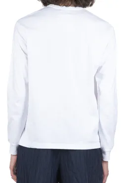 Online Comme Des Garcons Homme Cotton Jersey LS T-Shirt - White