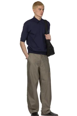 Fashion Kaptain Sunshine Cotton Knit Poloshirt - Navy