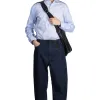 New Comme Des Garcons Homme Cotton Laminated Garment Treated Pants in Black