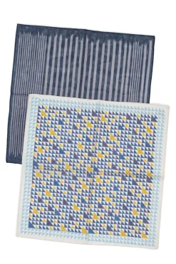 Hot Mino Washi Cotton Linen Handkerchief - 50 x 50cm - 2 Choices