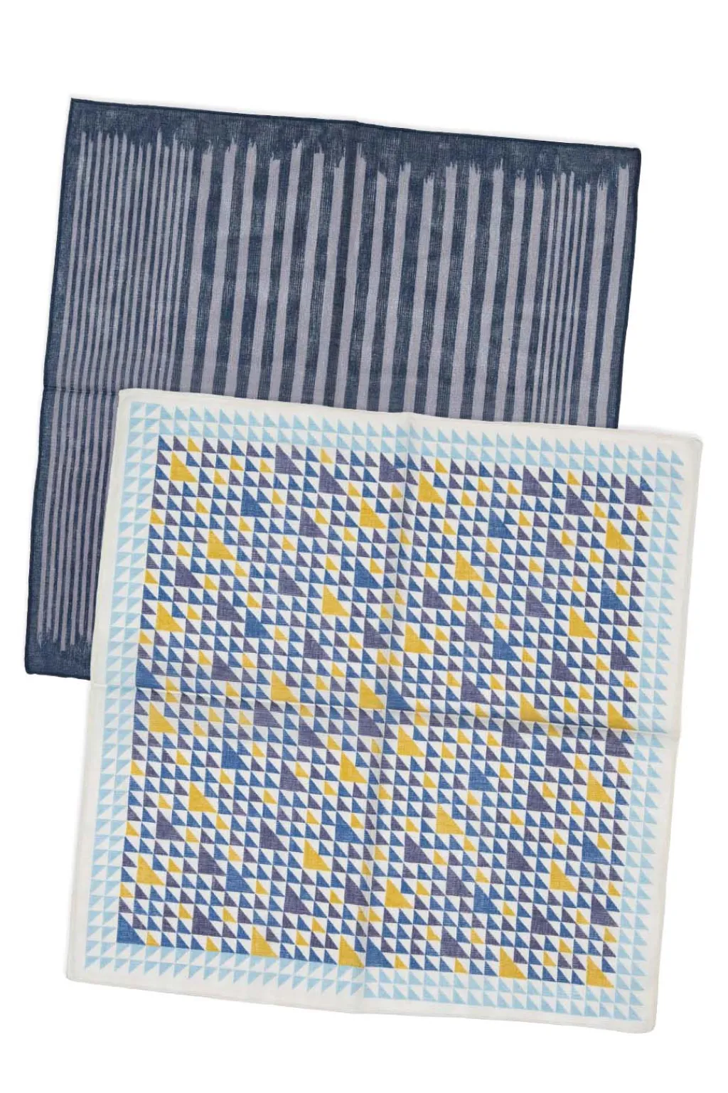 Hot Mino Washi Cotton Linen Handkerchief - 50 x 50cm - 2 Choices