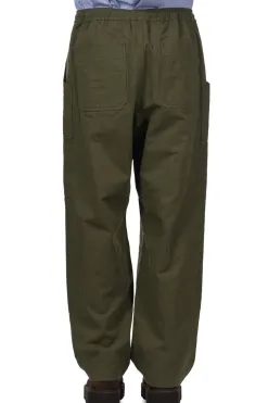 Online Comme Des Garcons Homme Cotton Linen Herringbone Pants - Khaki