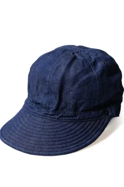 Sale Decho Cotton Linen Kome Cap - Indigo