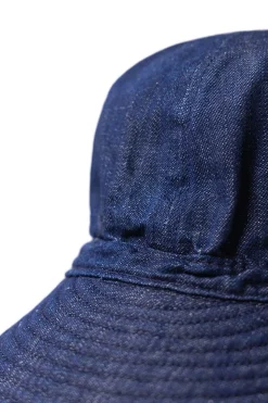 Sale Decho Cotton Linen Kome Cap - Indigo